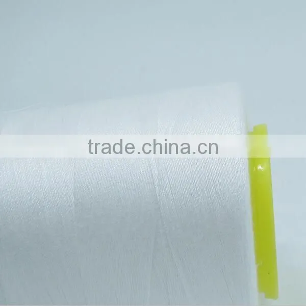 20s/3 100 polyester spun sewing thread white color