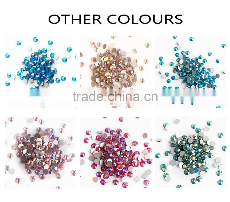 light siam diamond drill strass flat back nail art rhinestones for nail salon