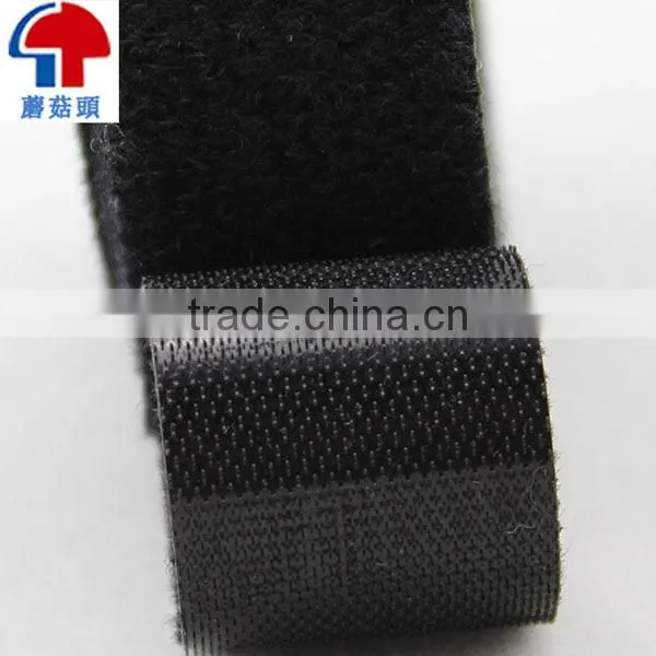 Strong adhesive hook and loop tape curtains