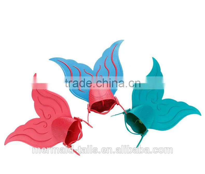 Silicone Material and Child Age Silicone Swimming Flippers