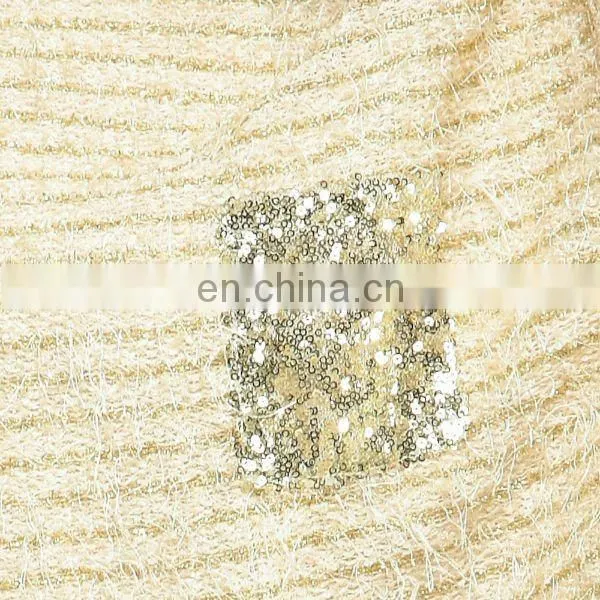 fall sequins loose short women pullover sweater