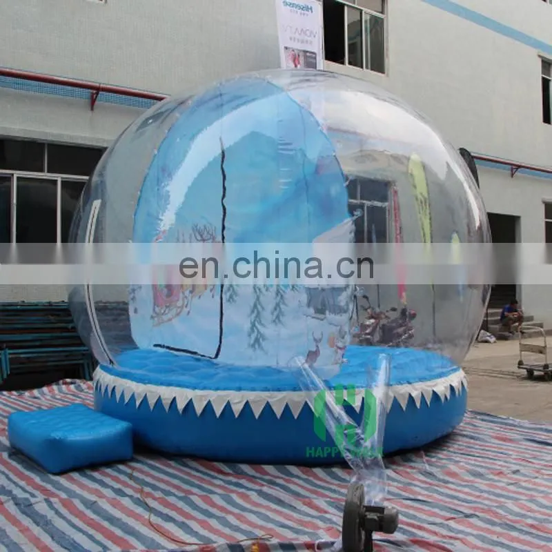 interesting !!inflatable snow globe for decoration,snow globe for Christmas ,giant snow globe