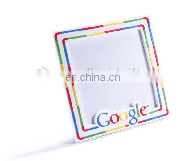 Custom made personalized company logo soft pvc picture photo frame
