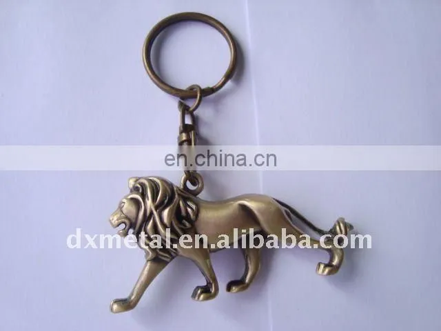 lion shaped key chain