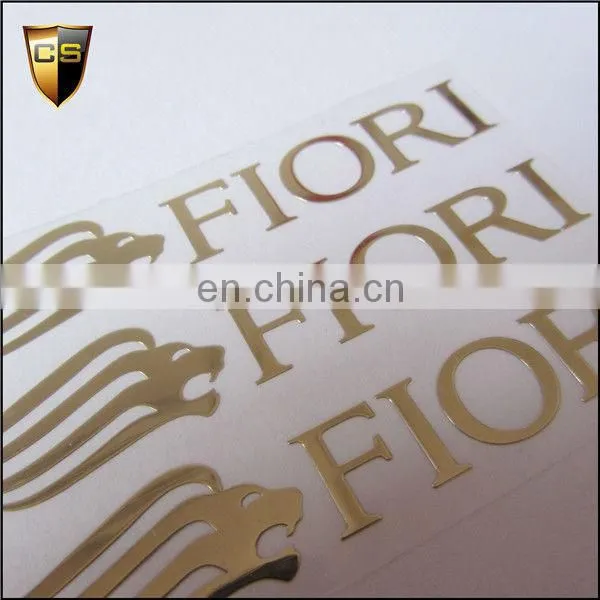 24k gold plating nickel material sticker, widely used in the box above