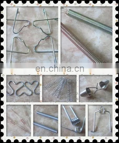 High quality stamping metal flat sheet flexible nickel plated customized steel pipe spring clip
