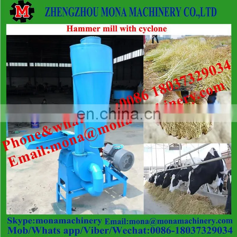 animal fodder hammer mill machine /corn crusher/ hammer forage grinder