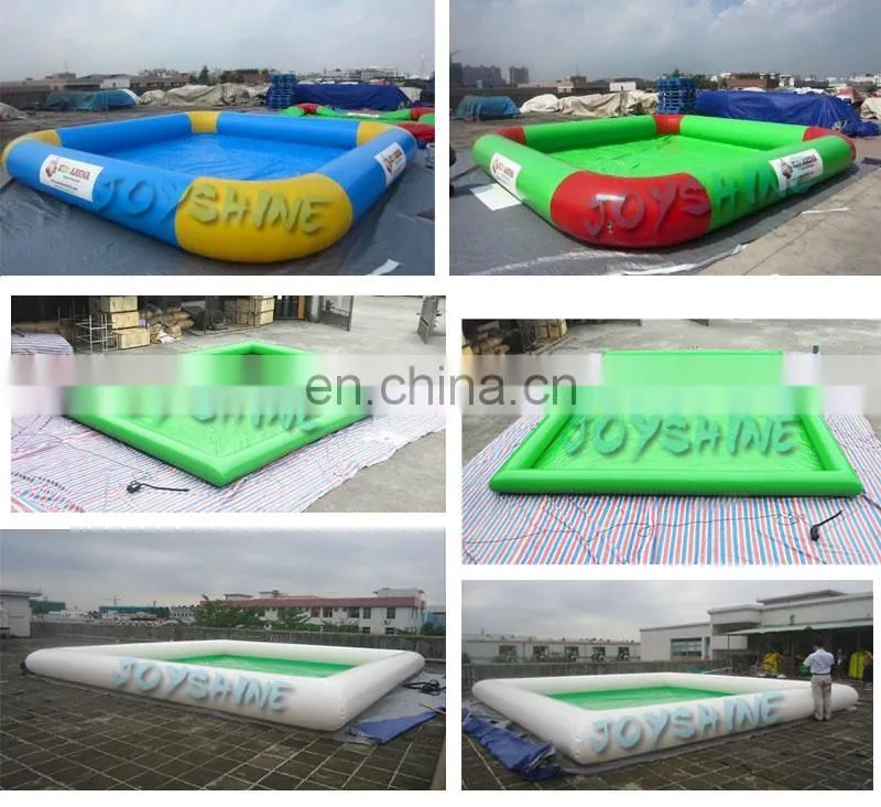 Human Size Water Roller Ball Pools Blow Up Orange Garden Inflatable Swimming Pool For Family