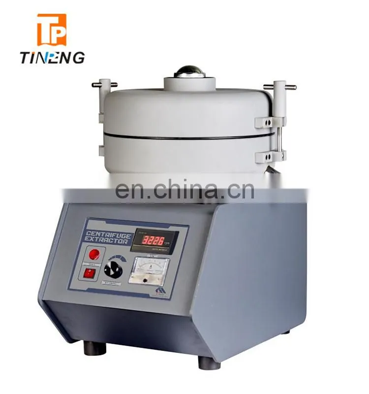 1500g capacity bitumen asphalt centrifugal extractor