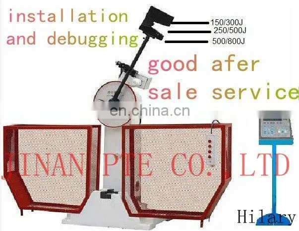 ASTM E23 Display metal chapry impact testing machine