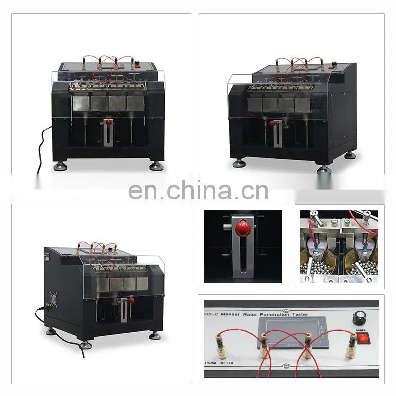 Water Penetration Tester Maeser Flex Testing Machine