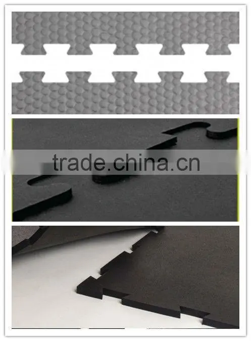 Interlocking rubber gym flooring, fitness center
