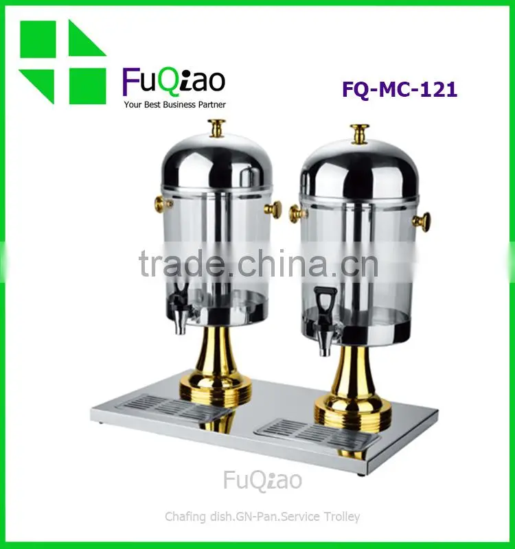 Service Equipment Customed Logo Drink Dispenser Stainless Single Bowl Juice Dispenser Cooler