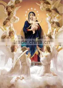 Religious Virgin Mary and child 3D high definition picture