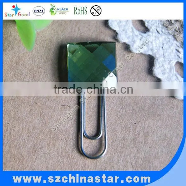 New design diamond paper clip promotional gift