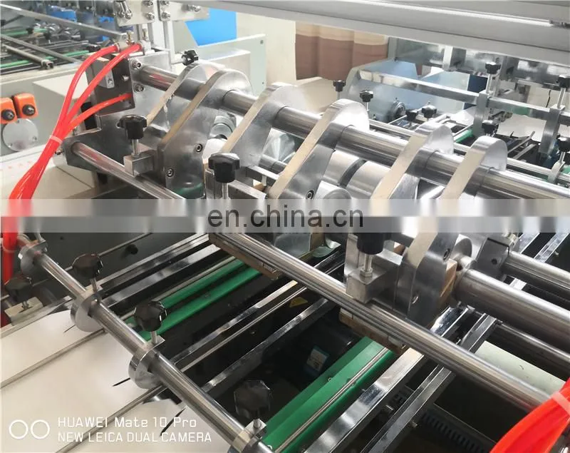 HBM1000 Automatic 3D 3-dimensional 4 corner french fried chips hamburger Burger Paper box making machine