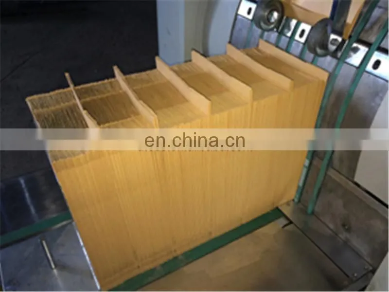 HSD400 Small Mini Used semi Automatic Flat V Bottom Food Shopping Paper Bag Making Machine