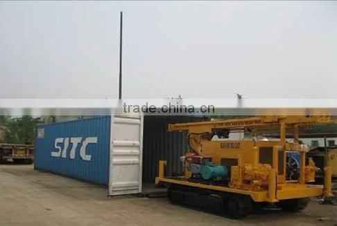 High Efficiency! 200m Depth, HFW200L Crawler Water Well Drilling Equipment
