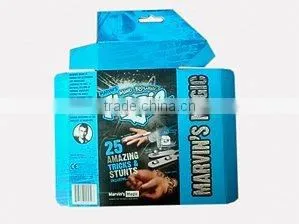 small magic toys packing paper box with a header