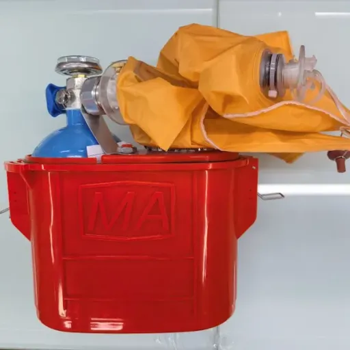 how to use a mining self rescuer (2)
