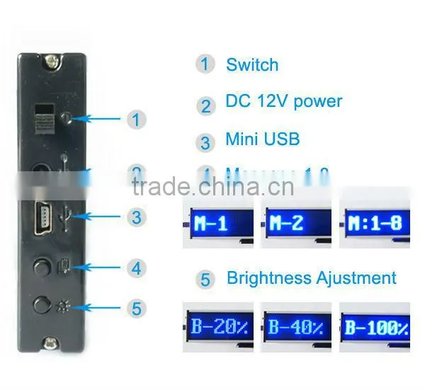 LED desktop display for advertising