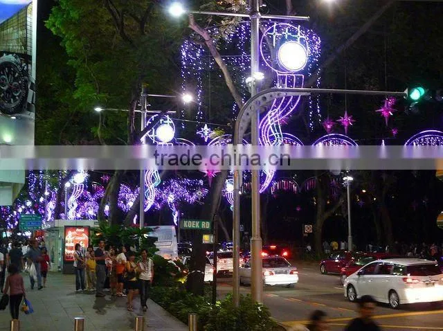 across street light for outdoor decoration light