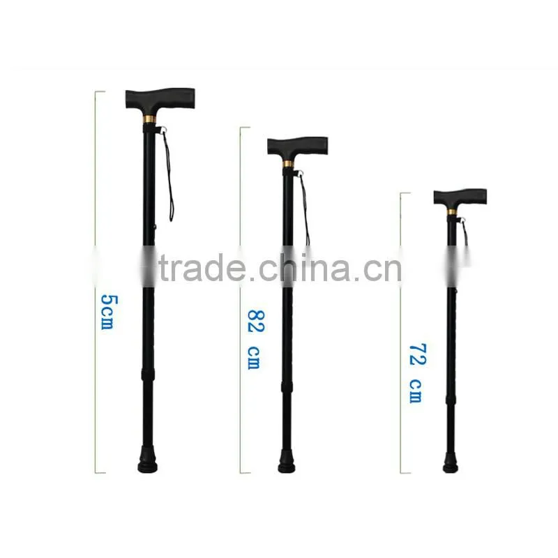 T grip aluminum alloy elderly walking stick trusty cane
