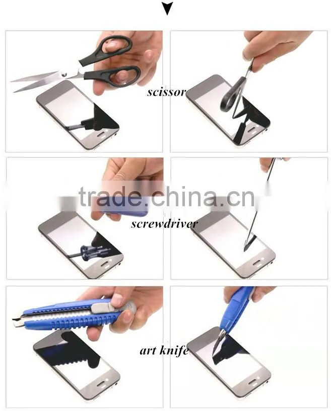 3D full cover tempered glass screen protector for iphone 6 plus
