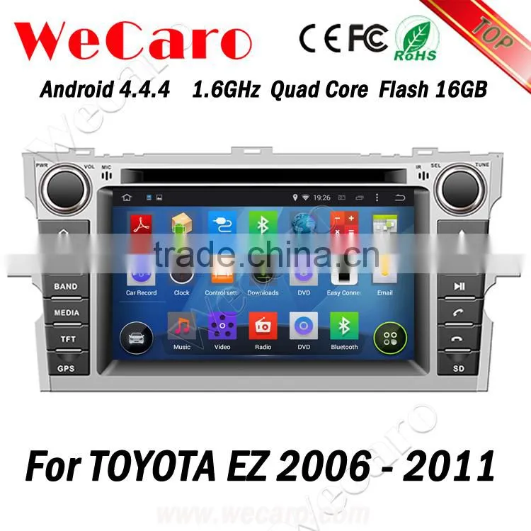 Wecaro WC-TE7029 Android 4.4.4 WIFI 3G car radio navigation system for Toyota EZ Car DVD Player 2006 2007 2008 2009 2010 2011