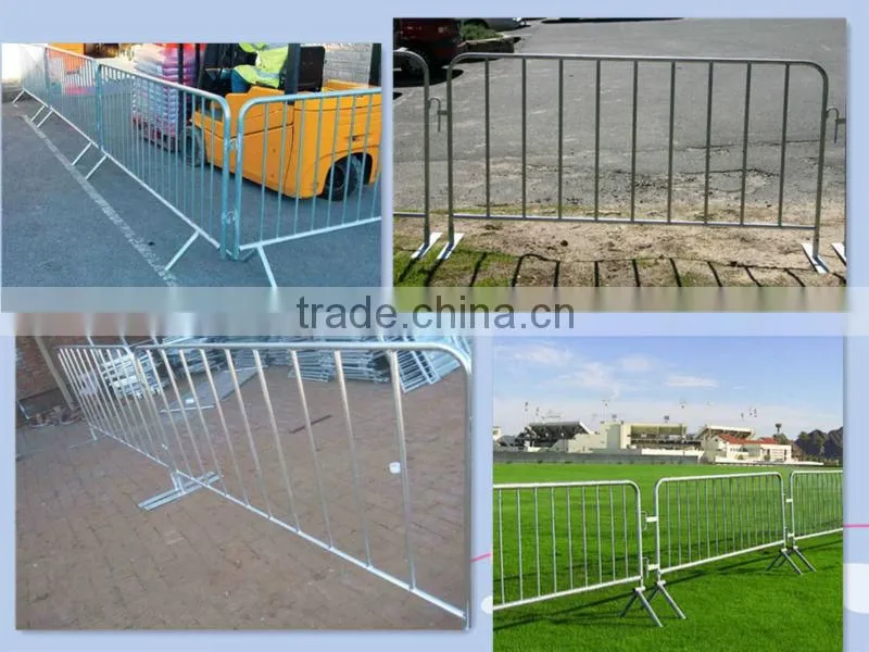 Metal road safety barrier