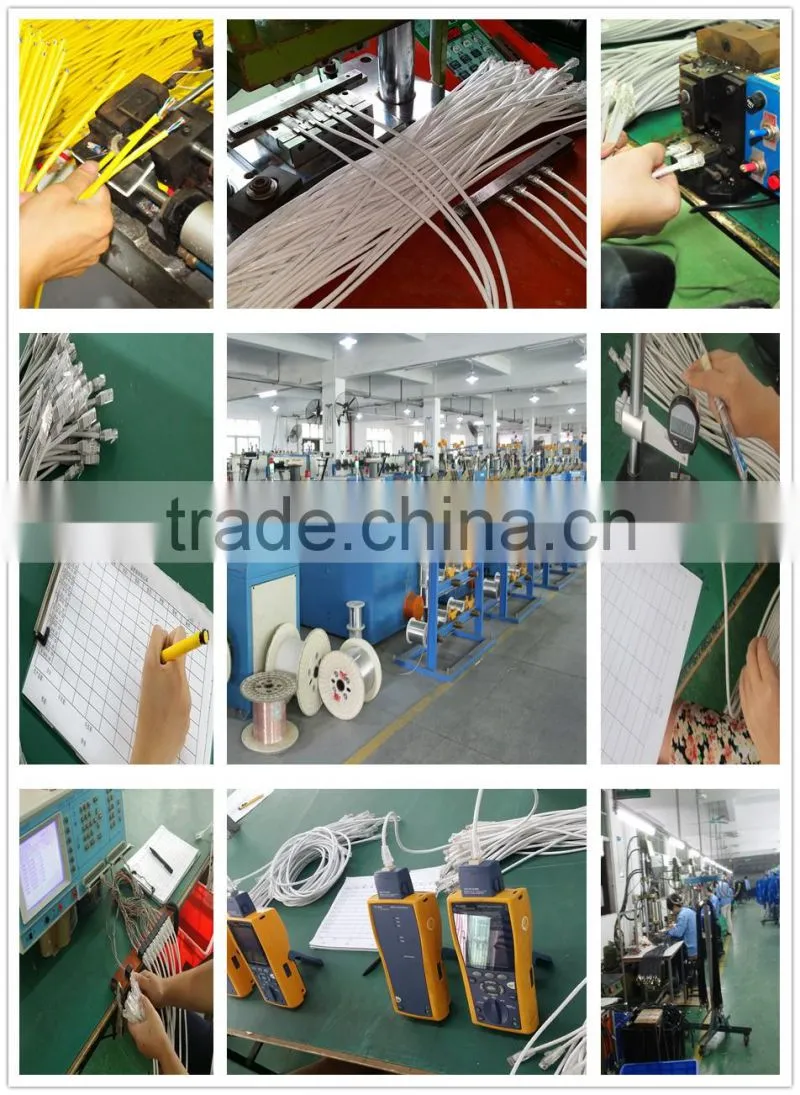 RJ45 Flat Cat7 Shielded Ethernet Cable SSTP Patch Cord
