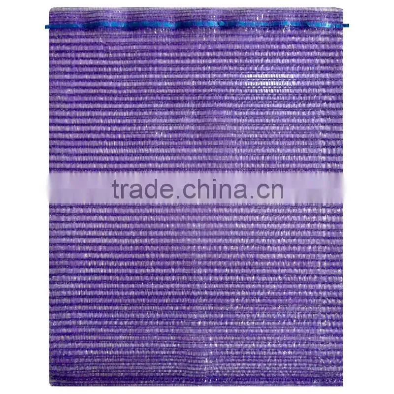 50x80cm cheap and good quality dark green hdpe raschel mesh net bags for potatos and oinon