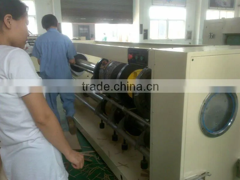 Corrugated carton box making mahcine