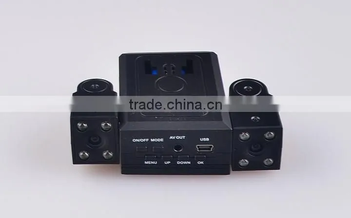car dvr Night Vision Two Camera Rear View Camera H3000