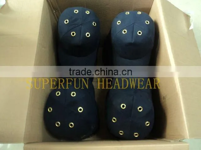 100% cotton fabric bump baseball caps