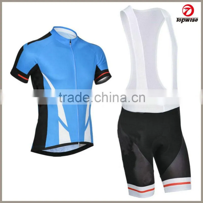 Sublimation top quality custom team cycling cloth & bib short & arm warmers & cycling jersey