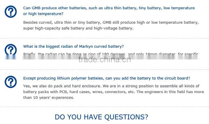 Wholesale alibaba 3.7v 350mah Lipo battery / china lipo battery