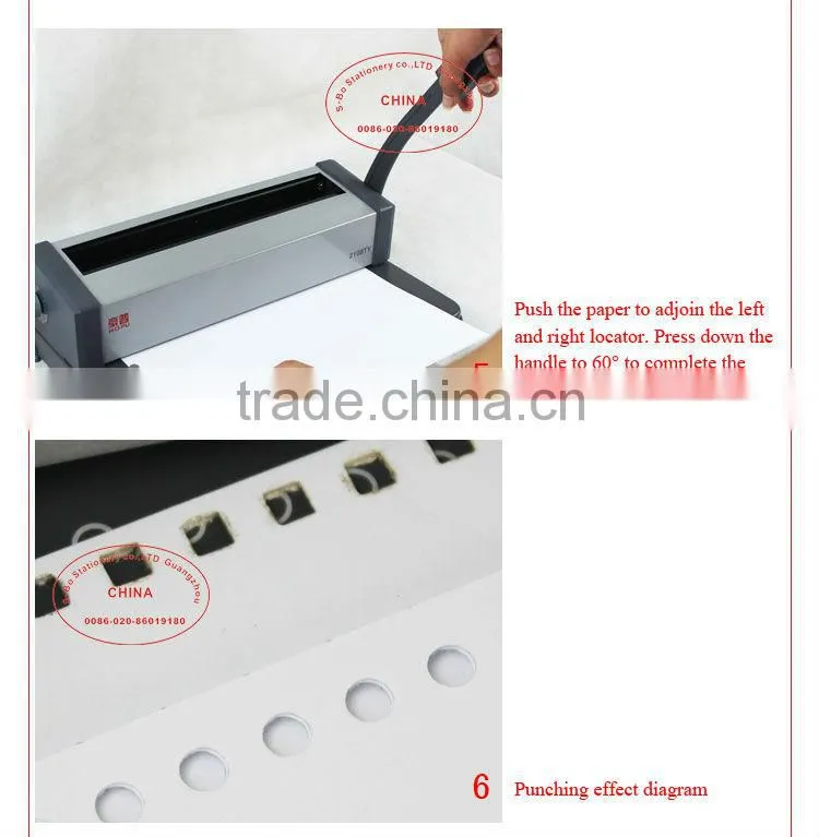 2108 (TF /TR) Punch machine for book binding