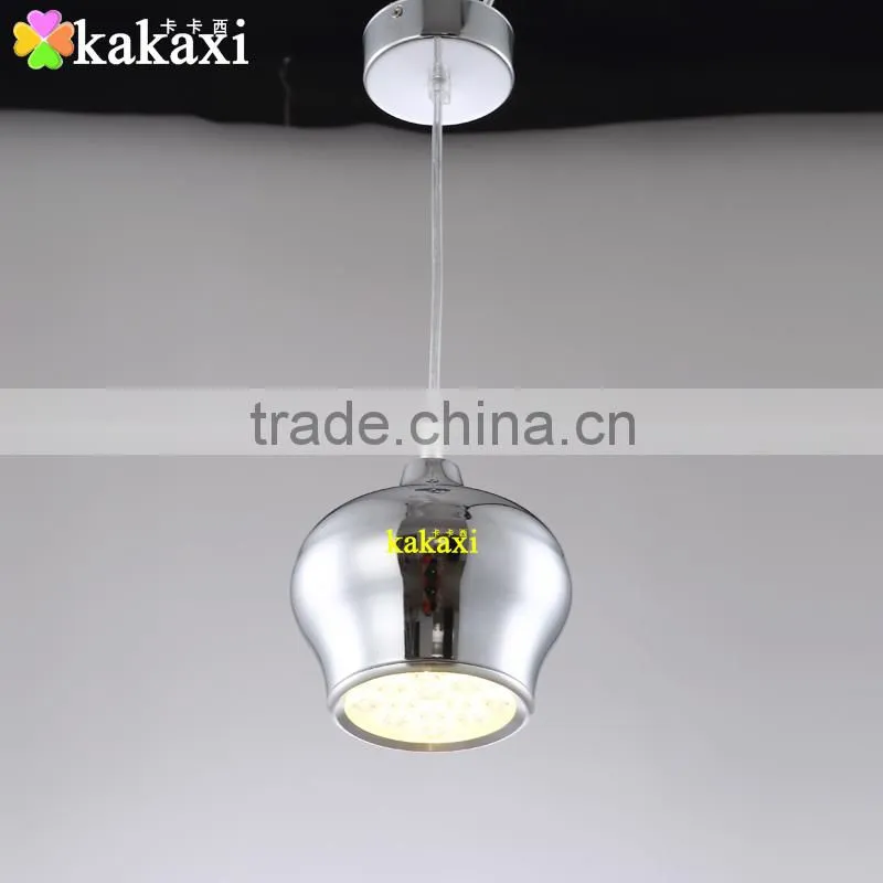 Creative LED Droplight 12W Plating Silver Color Lantern Chandelier Dining Room LED Pendant Lights
