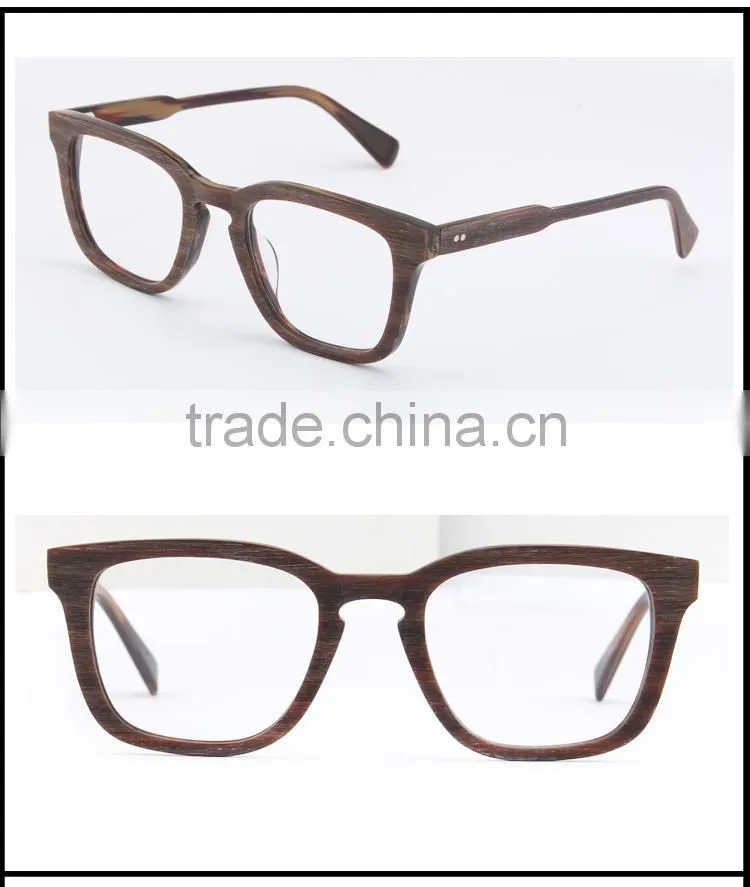 Custom Acetate Wood Eyewear Glasses Eyeglasses Spectacle Frames