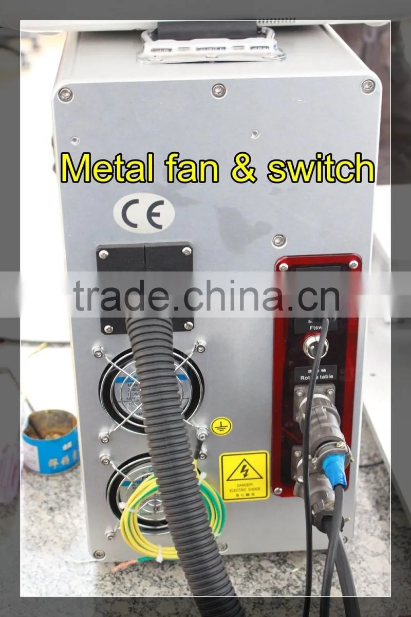 2016 Hot !! Bulb /LED fiber laser marking machine Cheapest!Fiber Ear Tag Laser Marking Machinery/Optical Fiber Marking machine