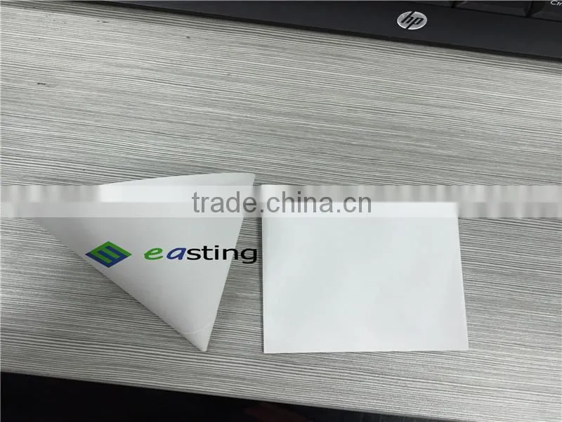 Disposable envelope type flat hospital drinking water paper bag