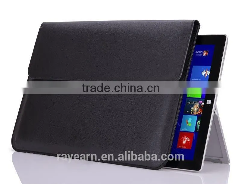 Leather case sleeve for Microsoft Surface Pro3 laptop sleeve leather sleeve case for Microsoft Surface Pro 4 2015 Sleeve