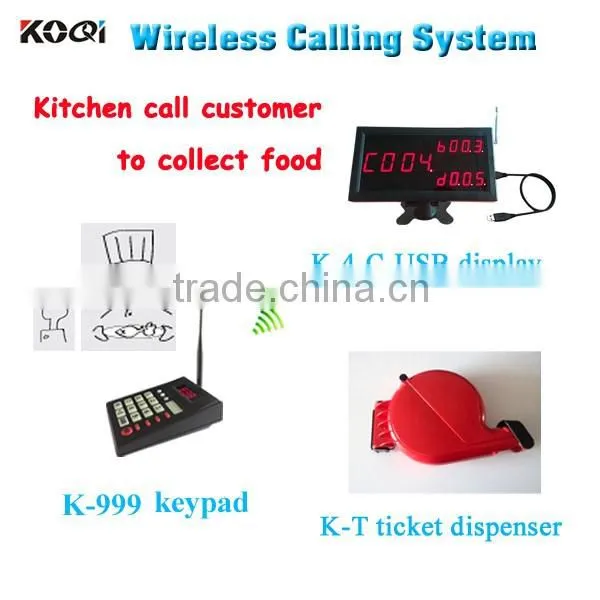 Take A Number Machine Queue management Guest Paging System Ticket Dispenser