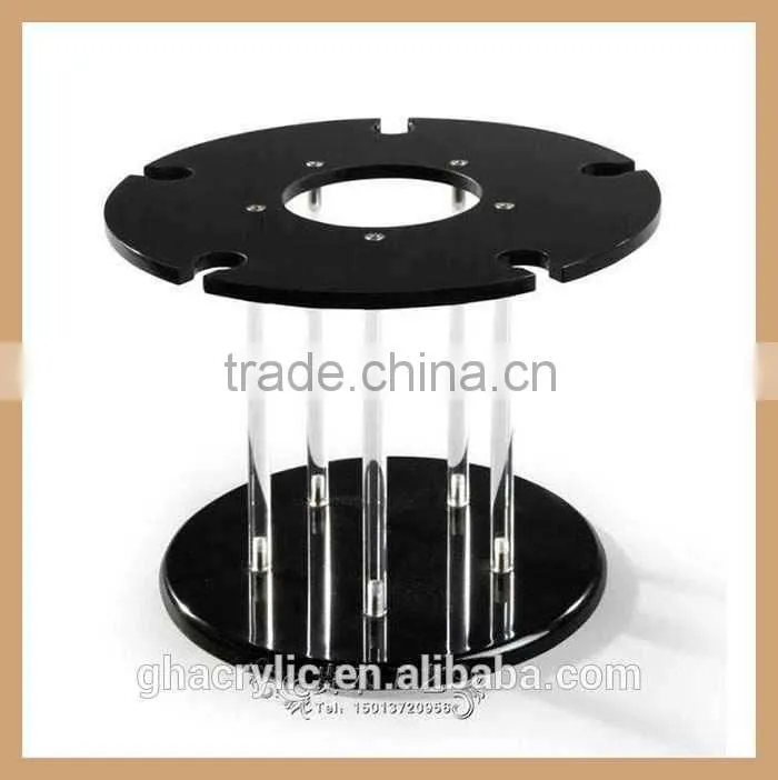 black color acrylic wine stand display rack