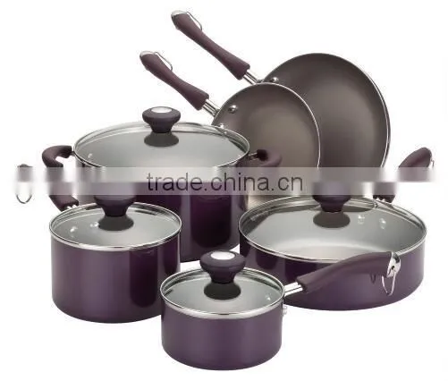 Nonstick Aluminum Eco-friendly Cookware Sets for Wholesale