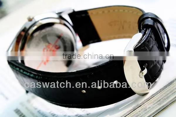 Best selling branded classic couple watch leather strap pair watches