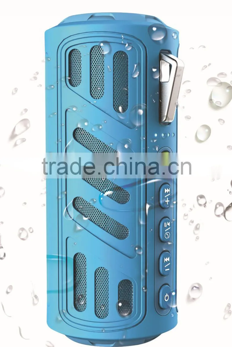 2015 new arrival waterproof, shockproof, dustproof,4000mAh power bank, led torch 5 in 1 multiple bluetooth speaker