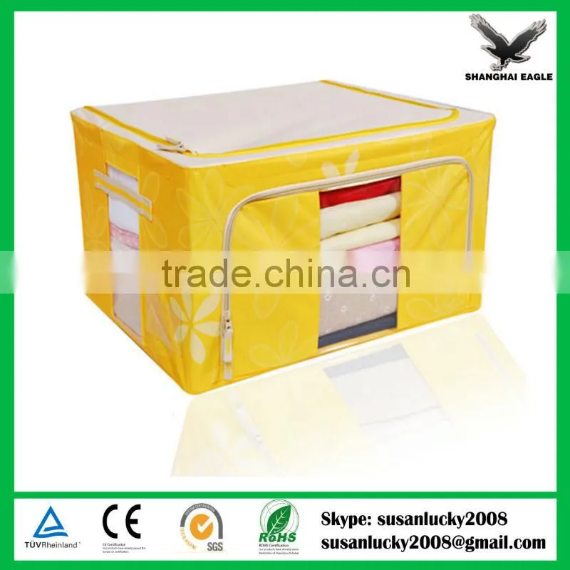High Quality Folding Non-Woven Storage Closet Box with PVC Window (diectly from factory)