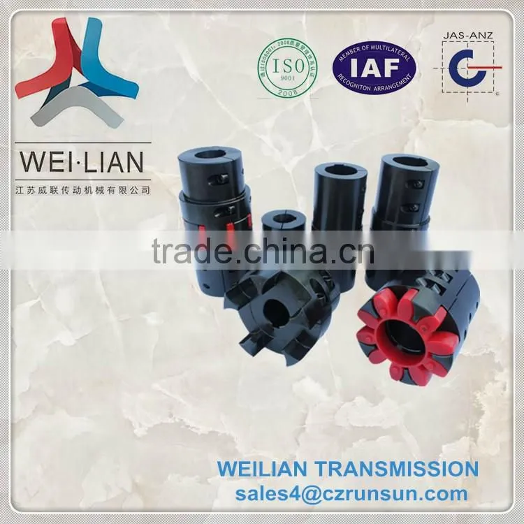 Steel transmission gear shaft couplings for sticker printing machine.
